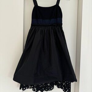 BCBG MaxAzria Little Black Dress With Dark Blue Accent